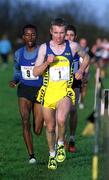 13 January 2002; Seamus Power of Ireland, leads the field early on during the Men's race during the 2002 Ras na hEireann at Dunleer Athletics Club in Louth. Photo by Pat Murphy/Sportsfile