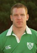 15 January 2002; Paul O'Connell during a Ireland Rugby squad training session and press conference at Thomond Park in Limerick. Photo by Brendan Moran/Sportsfile