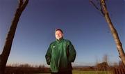 15 January 2002; Head coach Eddie O'Sullivan during a Ireland Rugby squad training session and press conference at Thomond Park in Limerick. Photo by Brendan Moran/Sportsfile