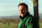 15 January 2002; Head coach Eddie O'Sullivan during a Ireland Rugby squad training session and press conference at Thomond Park in Limerick. Photo by Brendan Moran/Sportsfile