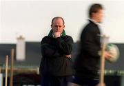 15 January 2002; Assistant Coach Declan Kidney during a Ireland Rugby squad training session and press conference at Thomond Park in Limerick. Photo by Brendan Moran/Sportsfile