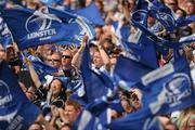 30 April 2011; Leinster supporters during the game. Heineken Cup Semi-Final, Leinster v Toulouse, Aviva Stadium, Lansdowne Road, Dublin. Picture credit: Stephen McCarthy / SPORTSFILE