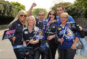 30 April 2011; Leinster supporters Emma Walsh, Lorraine Binons, Jason Noble, Bernie Noble, Kevin Lynch, and Kathy Walshfrom Tullow, Co Carlow, at the game. Heineken Cup Semi-Final, Leinster v Toulouse, Aviva Stadium, Lansdowne Road, Dublin. Picture credit: Oliver McVeigh / SPORTSFILE