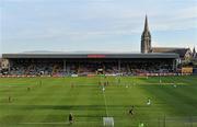 2 May 2011; Bohemians kick off the game against Bray Wanderers in evening sunshine. Airtricity League Premier Division, Bohemians v Bray Wanderers, Dalymount Park, Dublin. Picture credit: Brendan Moran / SPORTSFILE