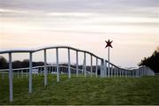 11 December 2016; A general view of the finishing post ahead of the races at Punchestown Racecourse in Co Kildare. Photo by Cody Glenn/Sportsfile