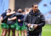11 December 2016; Connacht head coach Pat Lam prior to the European Rugby Champions Cup Pool 2 Round 3 match between Wasps and Connacht at the Ricoh Arena in Coventry, England. Photo by Stephen McCarthy/Sportsfile