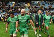 11 December 2016; John Muldoon and Bundee Aki, left, of Connacht following the European Rugby Champions Cup Pool 2 Round 3 match between Wasps and Connacht at the Ricoh Arena in Coventry, England. Photo by Stephen McCarthy/Sportsfile
