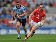 24 April 2011; Paul Kerrigan, Cork, in action against Denis Bastick, Dublin. Allianz Football League Division 1 Final, Dublin v Cork, Croke Park, Dublin. Picture credit: Stephen McCarthy / SPORTSFILE