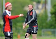 12 May 2011; Munster's Johne Murphy during squad training ahead of their Celtic League Semi-Final against Ospreys on Saturday. Munster Rugby Squad Training, Cork Institute of Technology, Bishopstown, Cork. Picture credit: Matt Browne / SPORTSFILE