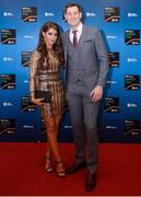17 December 2016; Tipperary hurler Seamus Callanan and Lauren Browne arriving for the 2016 RTÉ Sport Awards in RTE Television Studios, Donnybrook, Dublin.  Photo by Eóin Noonan/Sportsfile