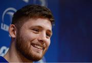 19 December 2016; Ross Byrne of Leinster during a press conference at UCD in Belfield, Dublin. Photo by Seb Daly/Sportsfile