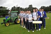 17 May 2011; Ulster Bank GAA stars, from left, Joe Bergin, Galway, Kieran Donaghy, Kerry, John Gardiner, Cork, Karl Lacey, Donegal, Danny Hughes, Down, Darran O'Sullivan, Kerry, Colm O'Neill, Cork, Michael Fennelly, Kilkenny, Finian Hanley, Galway, and Seán Óg Ó hAilpín pictured at the launch of Ulster Bank’s new club initiative, ‘Ulster Bank GAA Force’. The initiative will support local GAA clubs across the country by giving them the opportunity to refurbish and upgrade their facilities. Enter online at www.ulsterbank.com/gaa. As part of the Ulster Bank GAA Force initiative, one lucky GAA club will receive the top award including support worth €25,000, while four runners-up, one from each province, will receive a support package worth €5,000 from the GAA Football All-Ireland Championship sponsor. C.L.G. Na Fianna, Glasnevin, Co. Dublin. Picture credit: Brian Lawless / SPORTSFILE