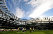 17 May 2011; A general view of the FC Porto players during squad training ahead of the UEFA Europa League Final against SC Braga on Wednesday. FC Porto Squad Training, Dublin Arena, Lansdowne Road, Dublin. Picture credit: Brian Lawless / SPORTSFILE