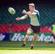 20 May 2011; Leinster's Brian O'Driscoll in action during the Captain's Run ahead of their side's Heineken Cup Final against Northampton Saints on Saturday. Leinster Rugby Squad Captain's Run, Millennium Stadium, Cardiff, Wales. Picture credit: Ray McManus / SPORTSFILE