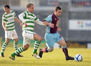 20 May 2011; Stephen McCrosson, Drogheda United, in action against Chris Turner, Shamrock Rovers. Airtricity League Premier Division, Shamrock Rovers v Drogheda United, Tallaght Stadium, Tallaght, Co. Dublin. Photo by Sportsfile