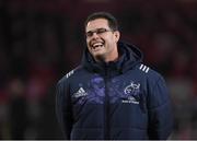 26 December 2016; Munster director of rugby Rassie Erasmus prior to the Guinness PRO12 Round 11 match between Munster and Leinster at Thomond Park in Limerick. Photo by Brendan Moran/Sportsfile