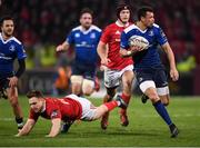 26 December 2016; Zane Kirchner of Leinster on his way to scoring his side's first try during the Guinness PRO12 Round 11 match between Munster and Leinster at Thomond Park in Limerick. Photo by Stephen McCarthy/Sportsfile