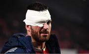 26 December 2016; Jean Kleyn of Munster is seen with his eye bandaged after the Guinness PRO12 Round 11 match between Munster and Leinster at Thomond Park in Limerick. Photo by Brendan Moran/Sportsfile