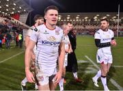 23 December 2016; Jacob Stockdale of Ulster during the Guinness PRO12 Round 11 match between Ulster and Connacht at the Kingspan Stadium in Belfast. Photo by Ramsey Cardy/Sportsfile