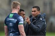 3 January 2017; Pat Lam head coach of Connacht during squad training at the Sportsground in Galway. Photo by David Maher/Sportsfile
