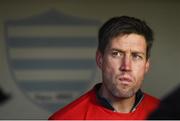 7 January 2017; Racing 92 coach Ronan O'Gara prior to the European Rugby Champions Cup Pool 1 Round 1 match between Racing 92 and Munster at the Stade Yves-Du-Manoir in Paris, France. Photo by Stephen McCarthy/Sportsfile