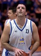 25 January 2002; John Leahy of SX3 Star during the ESB Men's National Cup semi-final between Waterford Crystal and SX3 Star at the ESB Arena in Tallaght, Dublin. Photo by Brian Lawless/Sportsfile