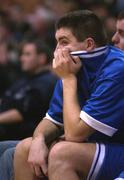 25 January 2002; Waterford Crystal captain Eamonn Sheehan during the ESB Men's National Cup semi-final between Waterford Crystal and SX3 Star at the ESB Arena in Tallaght, Dublin. Photo by Brian Lawless/Sportsfile