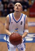 25 January 2002; Scott Summersgill of SX3 Star during the ESB Men's National Cup semi-final between Waterford Crystal and SX3 Star at the ESB Arena in Tallaght, Dublin. Photo by Brian Lawless/Sportsfile