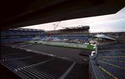 1 February 2002; A general view of Croke Park with the new stand and pitch under construction at Croke Park in Dublin. Photo by Ray McManus/Sportsfile