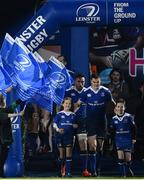 6 January 2017; Leinster match day mascots Rebecca Bowden, from Rathfarnham, Dublin, and James Wallace, from Templeogue, Dublin, with captain Jonathan Sexton at the Guinness PRO12 Round 13 match between Leinster v Zebre at the RDS Arena in Ballsbridge, Dublin. Photo by Ramsey Cardy/Sportsfile