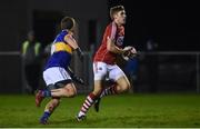 11 January 2017; Ian Maguire of Cork in action against Robbie Kiely of Tipperary during the McGrath Cup Round 1 match between Tipperary and Cork at Templetuohy, Co. Tipperary.  Photo by Matt Browne/Sportsfile