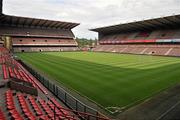 6 June 2011; A general view of the Stade Maurice Dufrasne, Liege, were the Republic of Ireland team will play an International friendly against Italy on Tuesday. Republic of Ireland squad training, Stade Maurice Dufrasne, Liege, Belgium. Picture credit: David Maher / SPORTSFILE