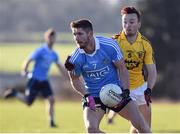 15 January 2017; Robbie Gaughan of Dublin in action against Kieran Butler of Wexford during the Bord na Mona Walsh Cup Group 1 Round 3 match between Wexford and Dublin at St Patrick's Park in Enniscorthy, Co Wexford. Photo by Matt Browne/Sportsfile