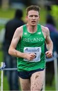 14 January 2017; Liam Brady of Ireland during the Senior Mens race the Antrim International Cross Country at the Greenmount Campus, Stormont, Co. Antrim. Photo by Oliver McVeigh/Sportsfile