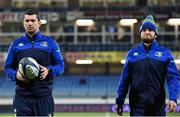 20 January 2017; Rob Kearney, left, and Jamison Gibson-Park of Leinster prior to the European Rugby Champions Cup Pool 4 Round 6 match between Castres and Leinster at Stade Pierre Antoine in Castres, France. Photo by Stephen McCarthy/Sportsfile