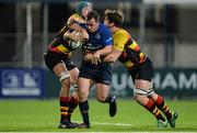 20 January 2017; Bryan Byrne of Leinster A is tackled by Max Crawford, left, and Simon Edwards of Richmond during the British & Irish Cup Pool 4 Round 6 match between Leinster A and Richmond at Donnybrook Stadium in Dublin. Photo by Eóin Noonan/Sportsfile