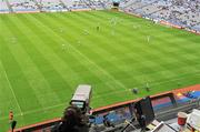 5 June 2011; A general view of a television camera recording the action in a GAA game. Leinster GAA Football Senior Championship Quarter-Final, Laois v Dublin, Croke Park, Dublin. Picture credit: Brendan Moran / SPORTSFILE