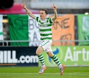 17 June 2011; Shamrock Rovers' Gary McCabe celebrates after scoring his side's second goal. Airtricity League Premier Division, Shamrock Rovers v Galway United, Tallaght Stadium, Tallaght, Co. Dublin. Picture credit: Matt Browne / SPORTSFILE