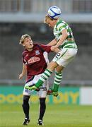 17 June 2011; Conor McCormack, Shamrock Rovers, in action against Mickey Gilmore, Galway United. Airtricity League Premier Division, Shamrock Rovers v Galway United, Tallaght Stadium, Tallaght, Co. Dublin. Picture credit: Matt Browne / SPORTSFILE