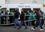18 June 2011; A mobile ticket sales office near the stadium. Leinster GAA Hurling Senior Championship Semi-Final, Dublin v Galway, O'Connor Park, Tullamore, Co. Offaly. Picture credit: Ray McManus / SPORTSFILE