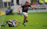 18 June 2011; Joe Canning, Galway, in action against Peter Kelly, Dublin. Leinster GAA Hurling Senior Championship Semi-Final, Dublin v Galway, O'Connor Park, Tullamore, Co. Offaly. Picture credit: Ray McManus / SPORTSFILE
