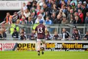 18 June 2011; Damien Hayes, Galway, leaves the field after being substituted. Leinster GAA Hurling Senior Championship Semi-Final, Dublin v Galway, O'Connor Park, Tullamore, Co. Offaly. Picture credit: Ray McManus / SPORTSFILE