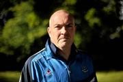 24 June 2011; Dublin manager Pat Gilroy after a press conference ahead of their Leinster GAA Football Senior Championship Semi-Final match against Kildare on Sunday June 26th. Dublin Football Squad Press Conference, St Clare's, DCU, Ballymun, Dublin. Picture credit: David Maher / SPORTSFILE