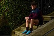 26 January 2017; Calvin Nash of Ireland poses for a portrait after an Ireland U20 Rugby Squad Press Conference at the Sandymount Hotel in Dublin. Photo by Brendan Moran/Sportsfile