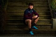 26 January 2017; Calvin Nash of Ireland poses for a portrait after an Ireland U20 Rugby Squad Press Conference at the Sandymount Hotel in Dublin. Photo by Brendan Moran/Sportsfile