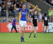 25 June 2011; James Stafford, Wicklow, celebrates after the final whistle. GAA Football All-Ireland Senior Championship Qualifier Round 1, Wicklow v Sligo, County Grounds, Aughrim, Co. Wicklow. Picture credit: Matt Browne / SPORTSFILE
