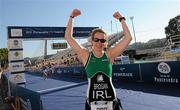25 June 2011; Ireland's Amy Brogan, from Ranelagh, Dublin, after taking 12th position in the 25-29 Female Age Group Sprint event, in a time of 01:21:17, at the 2011 Pontevedra ETU Triathlon European Championships. Pontevedra, Spain. Picture credit: Stephen McCarthy / SPORTSFILE