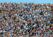 26 June 2011; Dublin supporters on Hill 16 celebrate Bernard Brogan's 72nd minute point. Leinster GAA Football Senior Championship Semi-Final, Dublin v Kildare, Croke Park, Dublin. Picture credit: Dáire Brennan / SPORTSFILE