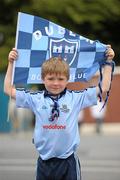 26 June 2011; Dublin supporter Liam Connelly, age 7, from Crumlin, Co. Dublin, at the Leinster GAA Senior Football Championship Semi-Finals. Croke Park, Dublin. Photo by Sportsfile