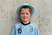 26 June 2011; Dublin supporter Ultan Dolan, age 6, from Rathcoffey, Co. Kildare, at the Leinster GAA Senior Football Championship Semi-Finals. Croke Park, Dublin. Picture credit: Brendan Moran / SPORTSFILE